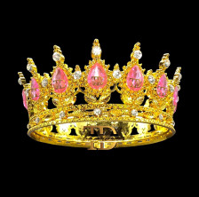 KRUNA MISS - Plastik - Zlato Roza